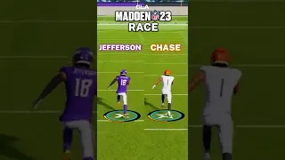 Justin Jefferson vs. Ja'Marr Chase - Madden 23 Race