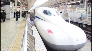 Японський швидкісний потяг🤗Shinkansen Nozomi у зеленому класі🚅 з Осаки до Токіо