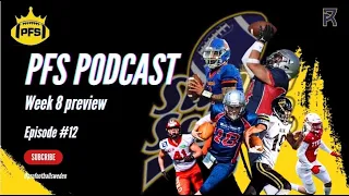 Super Serien Week 8 Preview | Pro Football Sweden Podcast | Episode 12