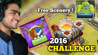 Easily 3 Star the 2016 Challenge | Free Skin | Clash of clans Malayalam