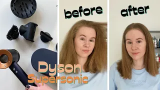 Укладка пористых волос на Dyson Supersonic | Стоит ли покупать фен Дайсон?