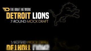 Detroit Lions 7-Round Mock Draft 1.0