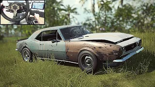 Abandoned 1967 Camaro SS - (Rebuild and Race) - Need for Speed Heat Gameplay - NFS Heat 4K