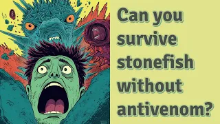 Can you survive stonefish without antivenom?