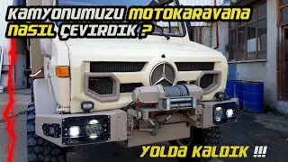 Mercedes Unimog Kamyondan Motokaravana Dönüşüm Süreci | Tadilat Projesi ve TSE Muayenesi