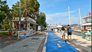 Walking in Turkey 🇹🇷 Fethiye Port in Autumn 2020