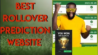 This Website can give you sure odds and Rollover Predictions for free in 2023 | Soccer Prediction