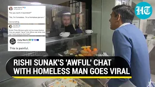 Rishi Sunak trolled for 'business' question to homeless man; 'This is painful, beyond parody'