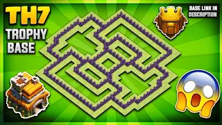"UNSTOPPABLE!" TOWN HALL 7 (TH7) TROPHY/DEFENSIVE BASE DESIGN 2019 - Clash Of Clans