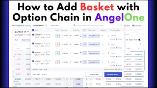 Adding Options to Basket in Angel One | Angel One Web