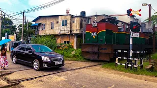 World OLDEST GERMAN Locomotive Railroad Crossing in 2022 | 60 Years Old Train