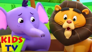Hayvanat Bahçesi Şarkısıs | Okul öncesi | Eğitim videosu | Kids TV Türkçe | çocuklar tekerlemeler