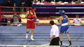 Kazakhstan women's boxing championships 2016, final, 64 kg