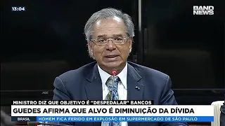 Guedes afirma que alvo é diminuição da dívida pública