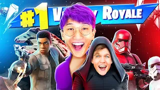 LANKYBOX WINNING FORTNITE *STAR WARS* VICTORY ROYALE CHALLENGE!? (Let's Play Fortnite Battle Royale)