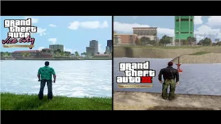 Клод и Томми плавают в GTA Trilogy? Гта трилогия ремастер. GTA III GTA Vice City