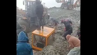 very dangerous landslide at zojila pass 😮 || 1 Aug 2022