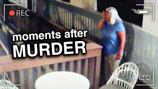 Killer Grandma Doesn't Realize She is Being Recorded on CCTV