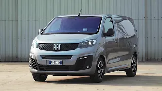 New 2022 FIAT e-Scudo electric van - Interior, Specs, Driving