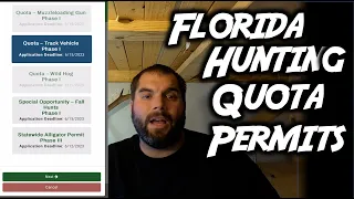 FLORIDA HUNTING QUOTA PERMITS: Application & Drawings (SNS 2023-24 ep1)