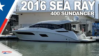 2016 #SeaRay 400 Sundancer | MarineMax Dallas Yachts