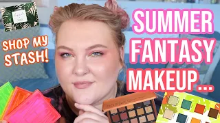 Using Makeup I Own To Get That Full Summer Fantasy... Shopping My Stash To Make It Feel Like Summer!