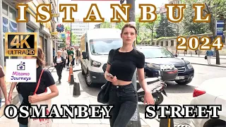 WALKING IN ISTANBUL STREETS ON APRIL 17TH 2024 | CEVAHIR SHOPPING MALL TO OSMANBEY STREET | UHD 4K