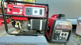 Not Another Honda EU2200I Unboxing and First Time Start Up Demo