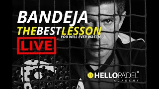 Bandeja in padel - The best LIVE session you will ever watch. Seat back and enjoy it.