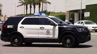 LAPD Wilshire Unit Responding Code 3