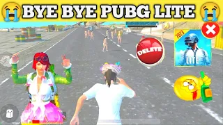 Bye Bye Pubg Lite🥺 || Delete Pubg Lite😭|| Pubg Lite Uninstall🥲@Gamo boy @GujarXyt