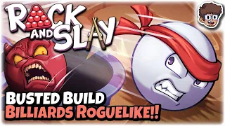 New Busted Build Billiards Roguelike! | Let's Try: Rack and Slay