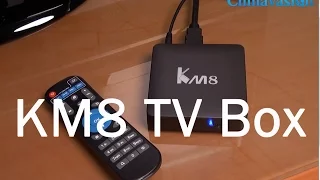 KM8 First Android 6.0 Wifi TV Box Review, Amlogic S905X CPU, Mali GPU, 2GB RAM