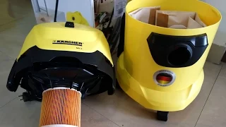 Unboxing Karcher WD3/MV3 1000-Watt Wet and Dry Vacuum Cleaner