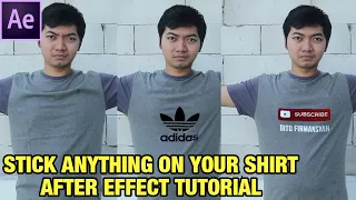 Stick A Realistic Logo On Your Shirt | After Effects Tutorial | Lock Down Plug in | Fastest Step !