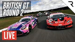 British GT 2020 - LIVE - Round 2 - OULTON PARK