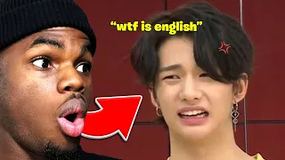 Stray Kids Speak English For 8 MINUTES STRAIGHT!!! *gets chaotic*