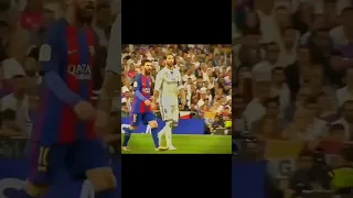 Ramos Tackle on Messi ⚽💥 #footballshorts #messi #footballshorts