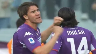 Fiorentina - Cagliari 3-0  - gol di Biraghi su rigore e poi Gonzales- VLAHOVIC!!!!! 3-0