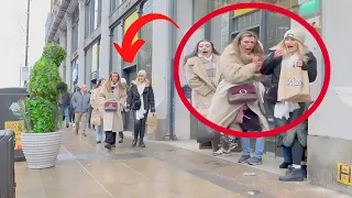 Bushman Prank: Bush Terrifying Prank In Manchester!!