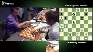 Magnus Carlsen (1 minute) vs Daniel Rensch (2 minutes) Game 5