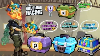 COMPARING ALL MAX LEVEL CHEST IN HILL CLIMB RACING 2 👊🏻 #hillclimbracing2 #hcr2