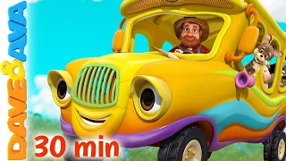🚌  Wheels On The Bus Part 3 | Nursery Rhymes & Kids Songs | Dave and Ava 🚌