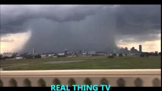 Cloud cover! Incredible footage of completely engulfed by a microburst Rain Bomb