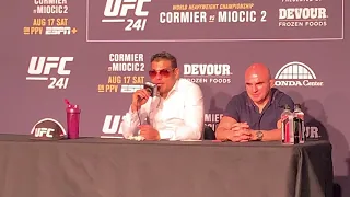 Paulo Costa UFC 241 Post Fight Presser Talks Arnold Schwarzenegger