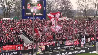 FSV Frankfurt - 1. FC Kaiserslautern: FCK-Fans machen Stimmung