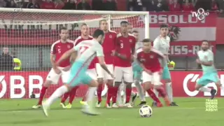 HAKAN ÇALHANOĞLU'NUN FRİKİK GOLÜ | Austria 1 - 1 Turkey