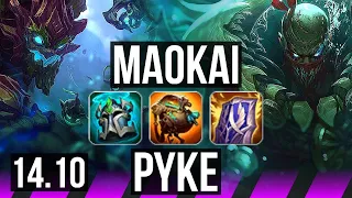 MAOKAI & Kai'Sa vs PYKE & Samira (SUP) | Comeback, 24k DMG | EUW Master | 14.10