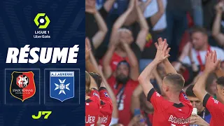 STADE RENNAIS FC - AJ AUXERRE (5 - 0) - Résumé - (SRFC - AJA) / 2022-2023