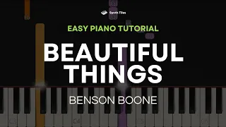 Beautiful Things (Benson Boone) | EASY Piano Tutorial by ST